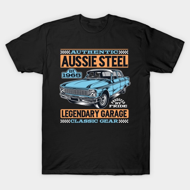 Authentic classic aussie steel T-Shirt by Teefold